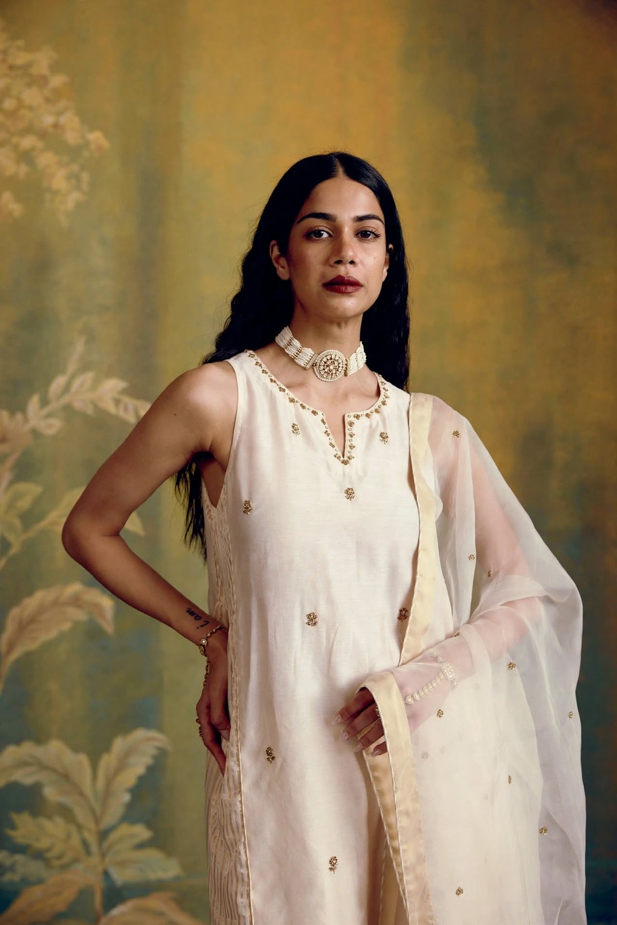 Mogra Sharara Set