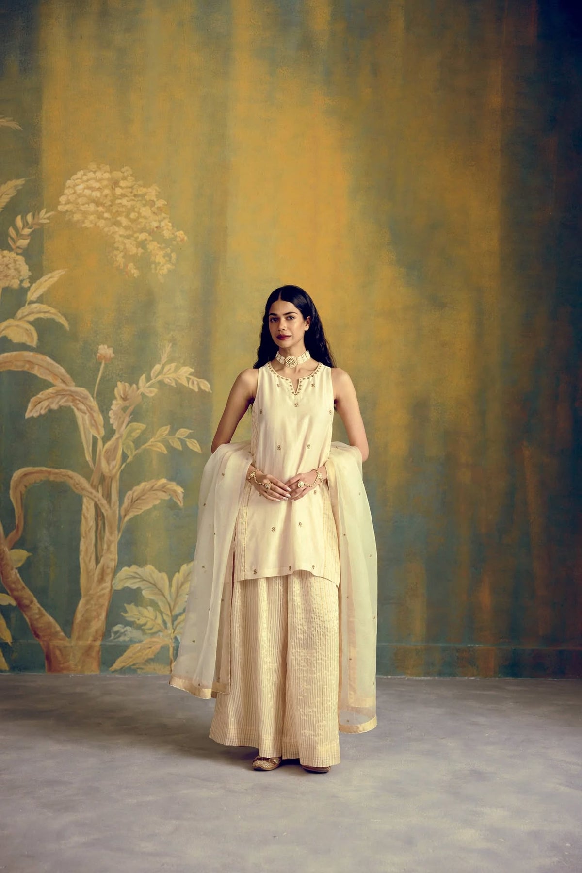 Mogra Sharara Set