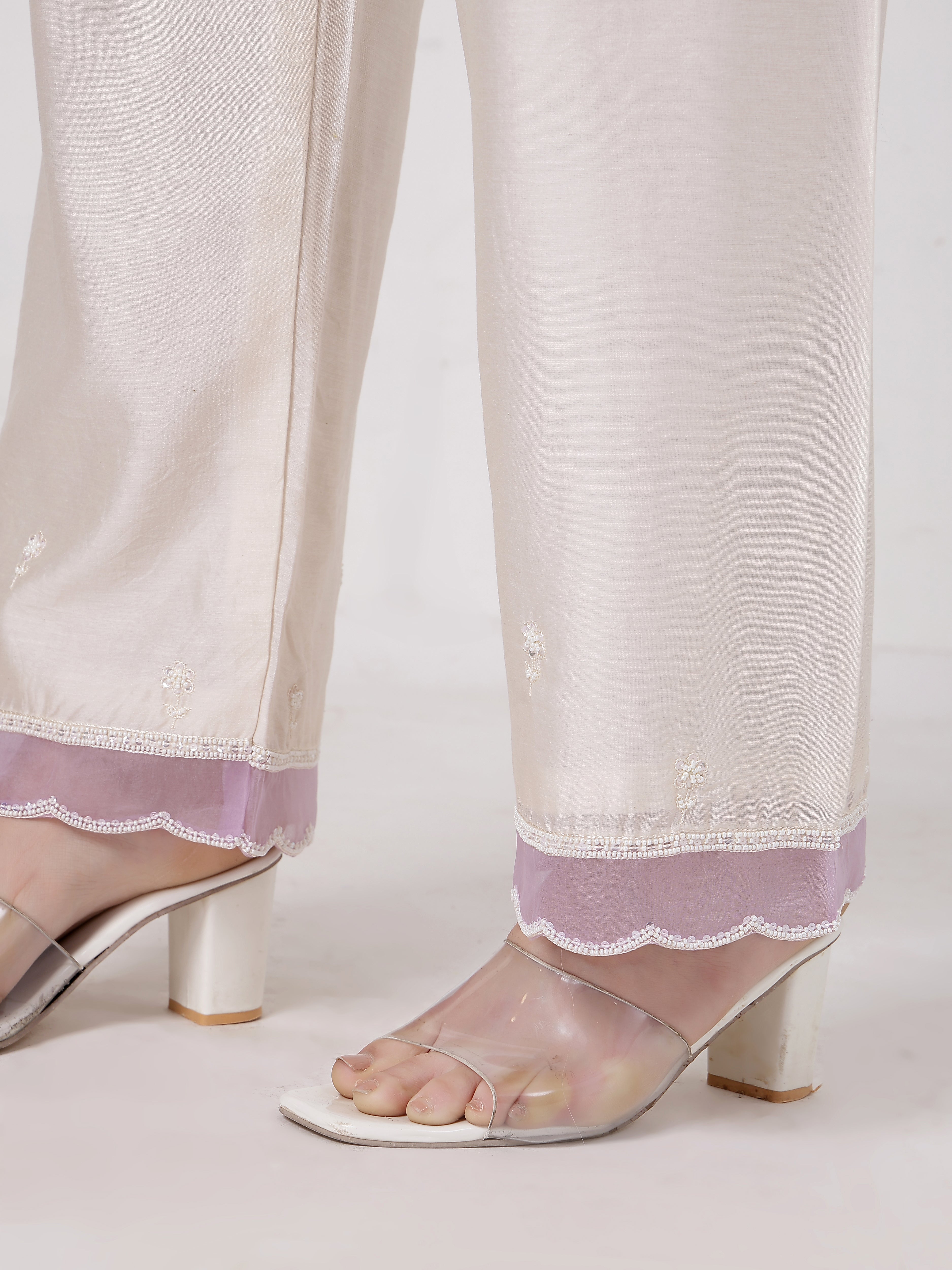 Lilac Tassels Kurta Set