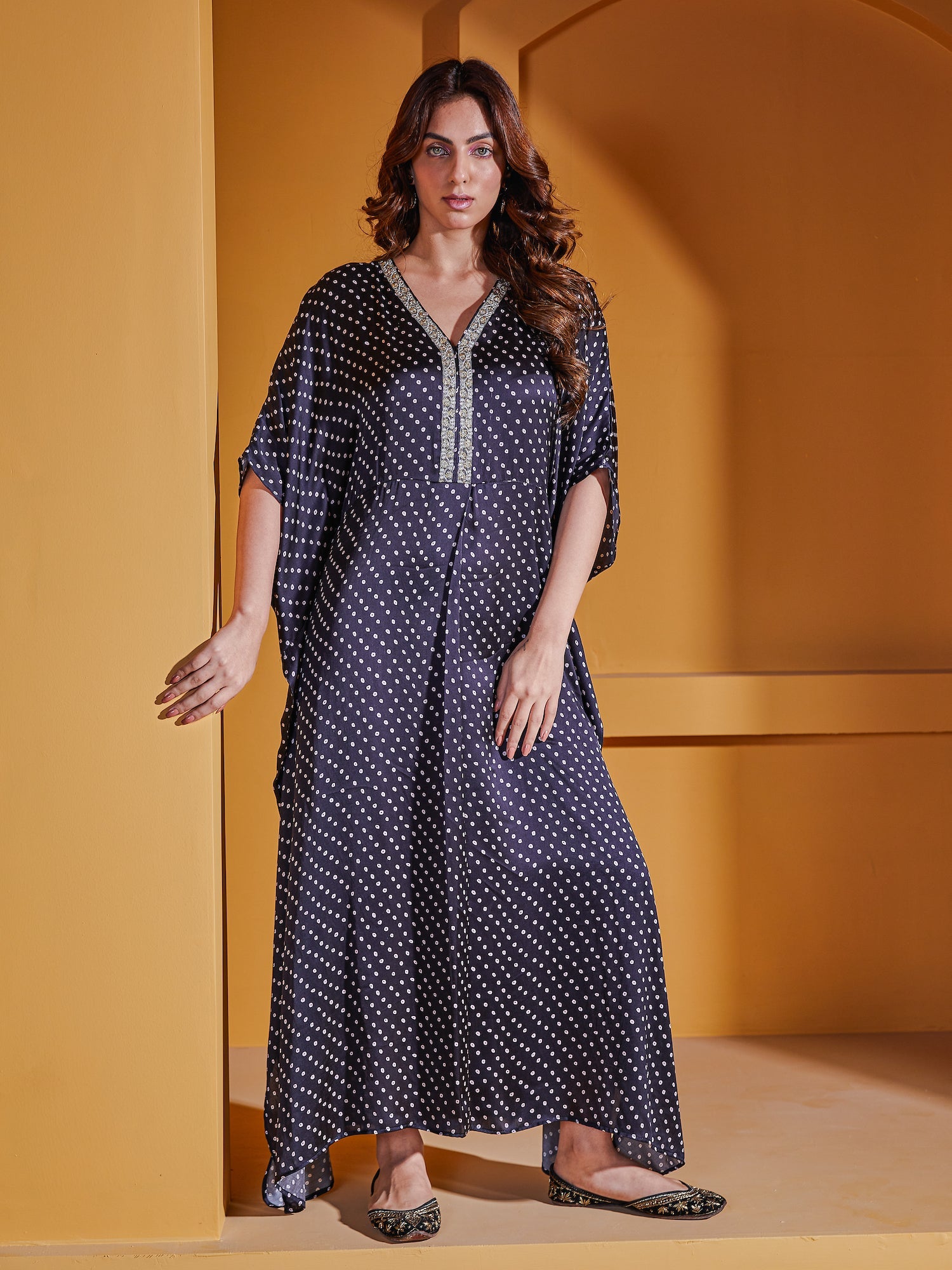 The Starry Night Kaftan Dress