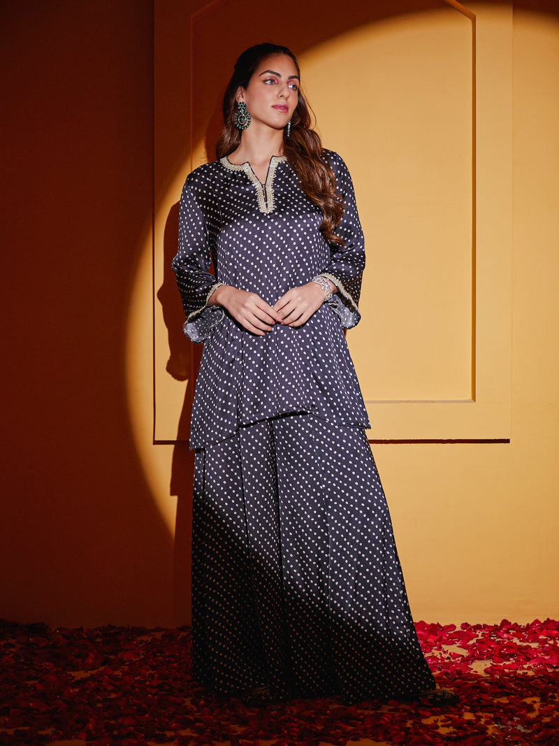 Stylist Starry Night Sharara Set for women